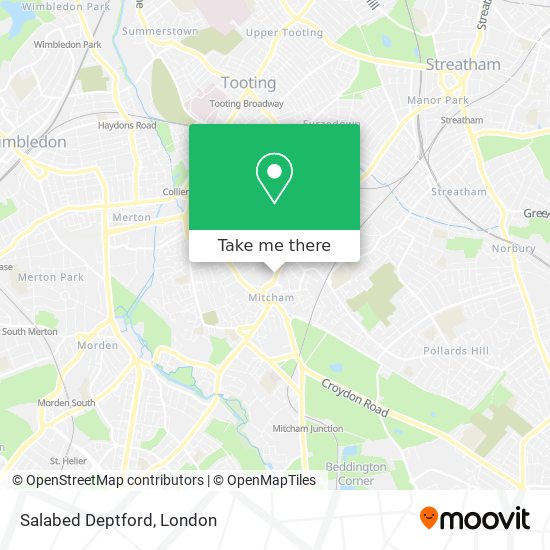 Salabed Deptford map