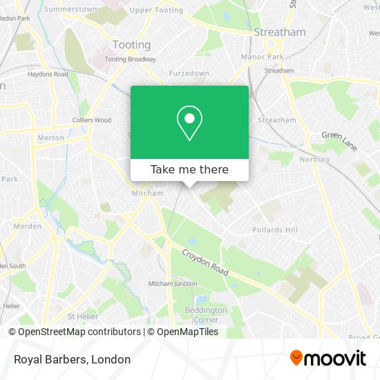 Royal Barbers map