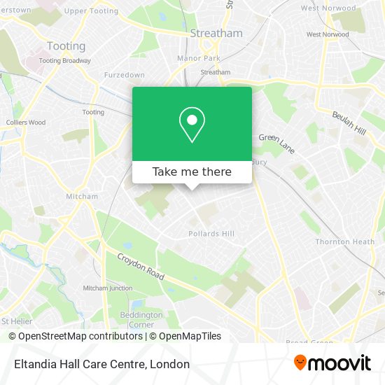 Eltandia Hall Care Centre map