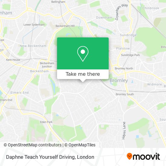 Daphne Teach Yourself Driving map