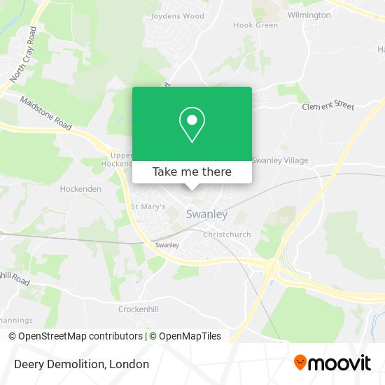 Deery Demolition map