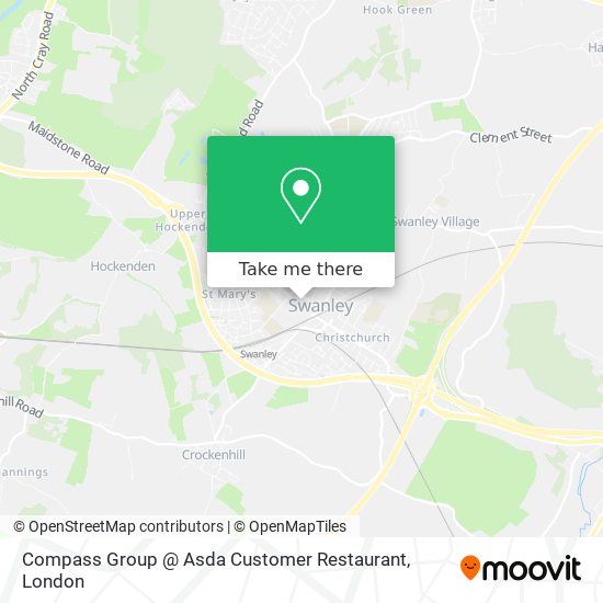 Compass Group @ Asda Customer Restaurant map