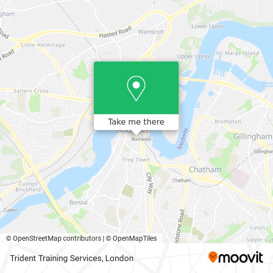 Trident Training Services map