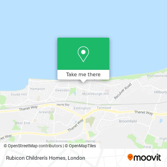 Rubicon Children's Homes map