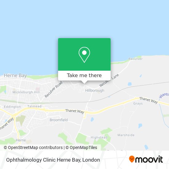 Ophthalmology Clinic Herne Bay map