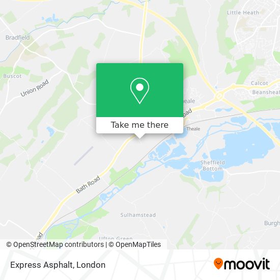 Express Asphalt map