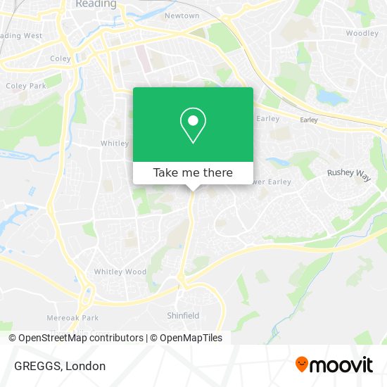 GREGGS map