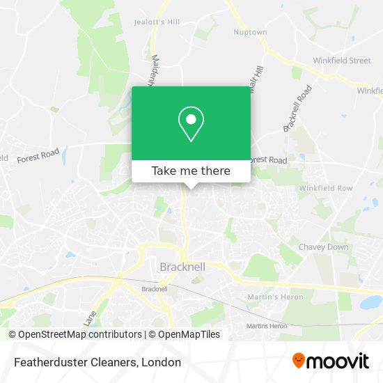 Featherduster Cleaners map