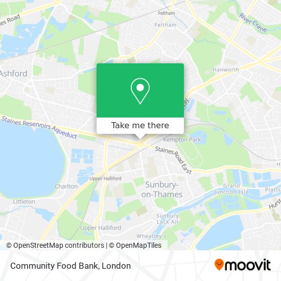 Community Food Bank map