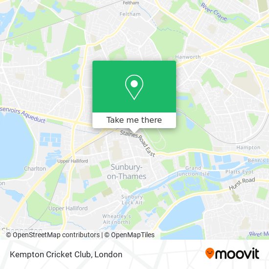 Kempton Cricket Club map