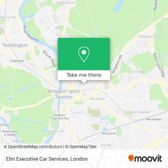 Elm Executive Car Services map