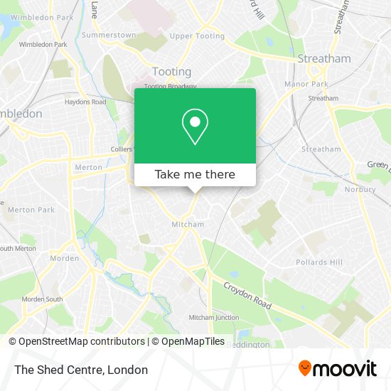 The Shed Centre map