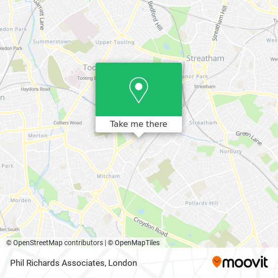 Phil Richards Associates map