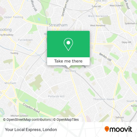 Your Local Express map