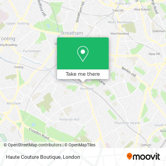 Haute Couture Boutique map