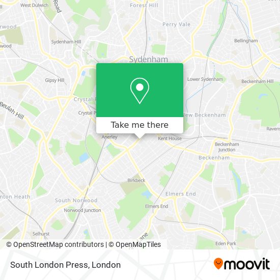 South London Press map