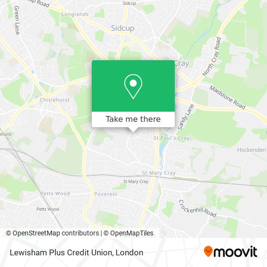 Lewisham Plus Credit Union map