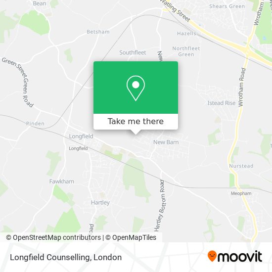 Longfield Counselling map