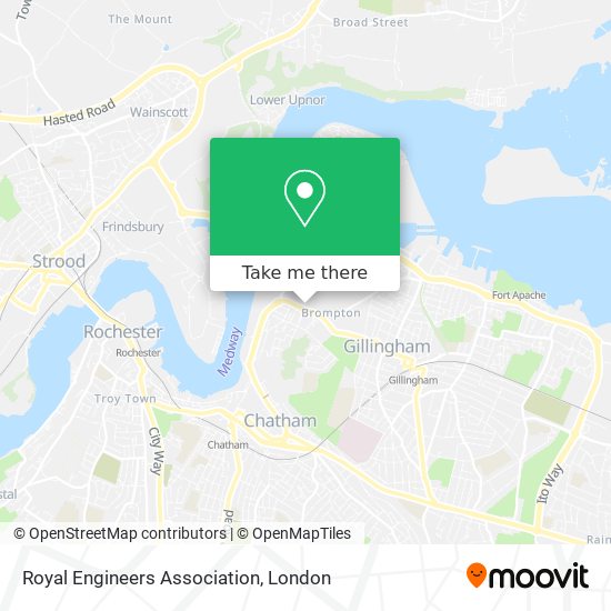 Royal Engineers Association map
