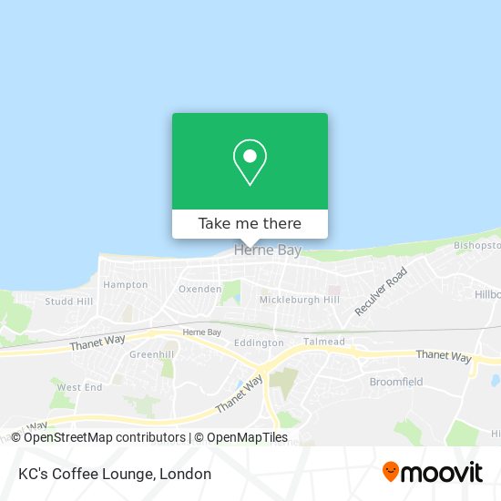 KC's Coffee Lounge map