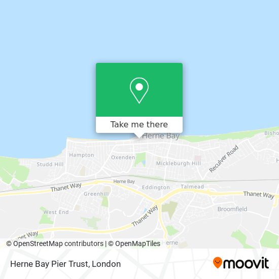 Herne Bay Pier Trust map