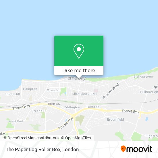The Paper Log Roller Box map