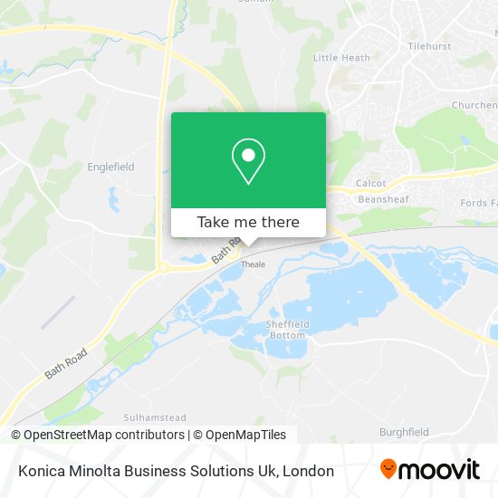 Konica Minolta Business Solutions Uk map