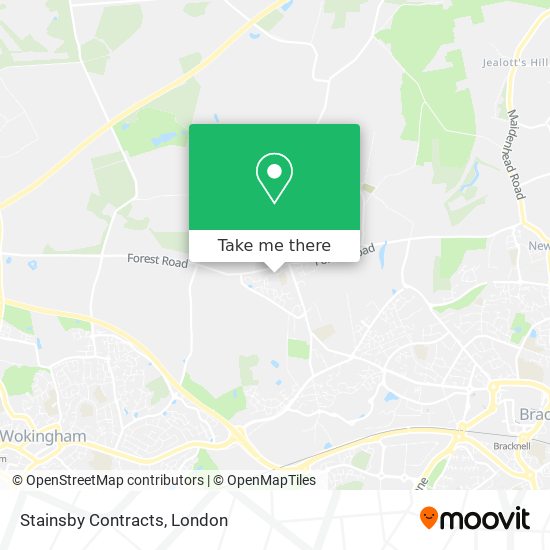 Stainsby Contracts map