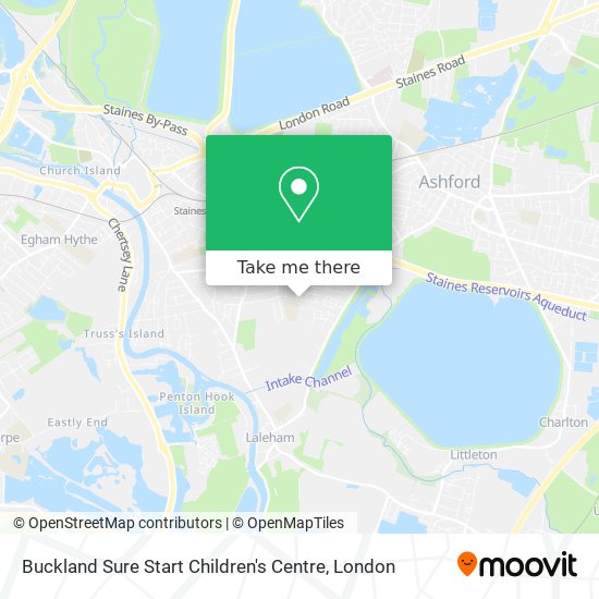 Buckland Sure Start Children's Centre map