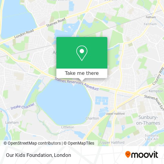 Our Kids Foundation map