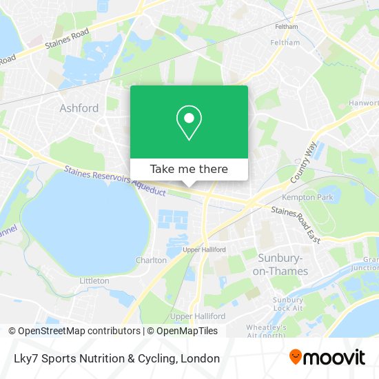 Lky7 Sports Nutrition & Cycling map