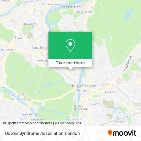 Downs Syndrome Association map
