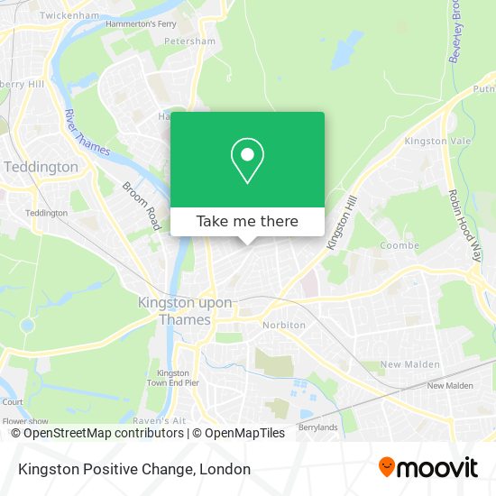 Kingston Positive Change map
