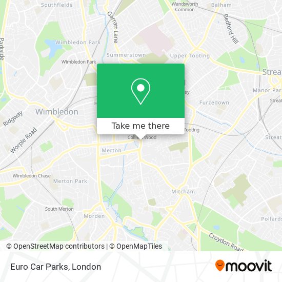 Euro Car Parks map