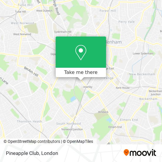 Pineapple Club map