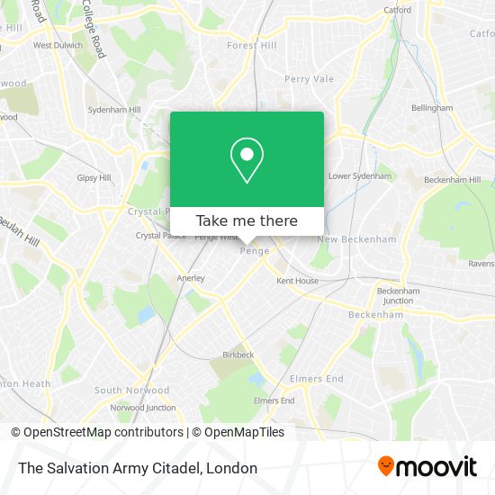 The Salvation Army Citadel map