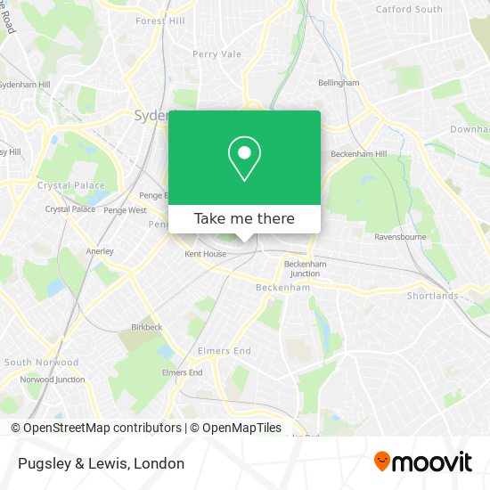 Pugsley & Lewis map