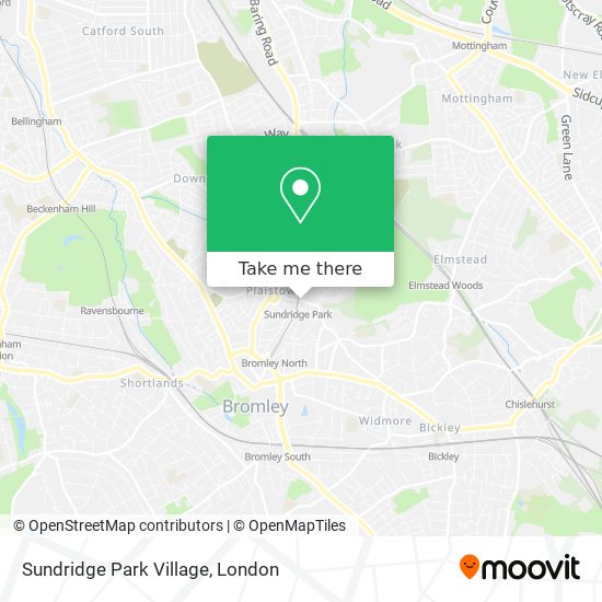 Sundridge Park Village map