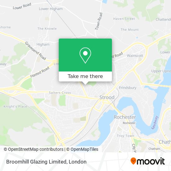 Broomhill Glazing Limited map