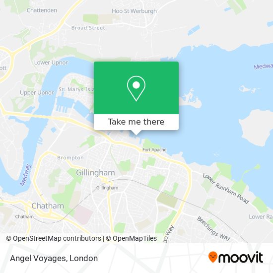 Angel Voyages map