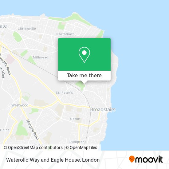Waterollo Way and Eagle House map