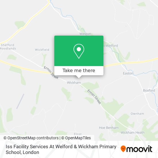Iss Facility Services At Welford & Wickham Primary School map