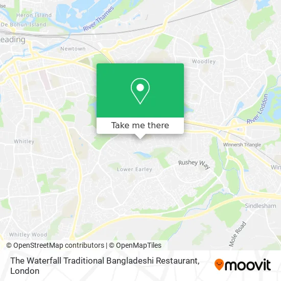 The Waterfall Traditional Bangladeshi Restaurant map