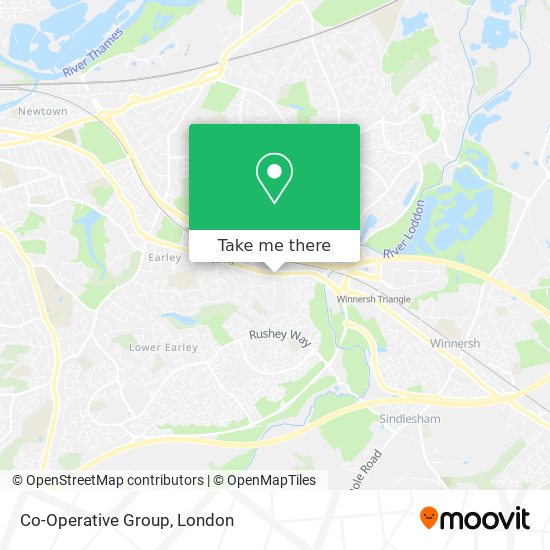 Co-Operative Group map