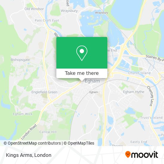 Kings Arms map