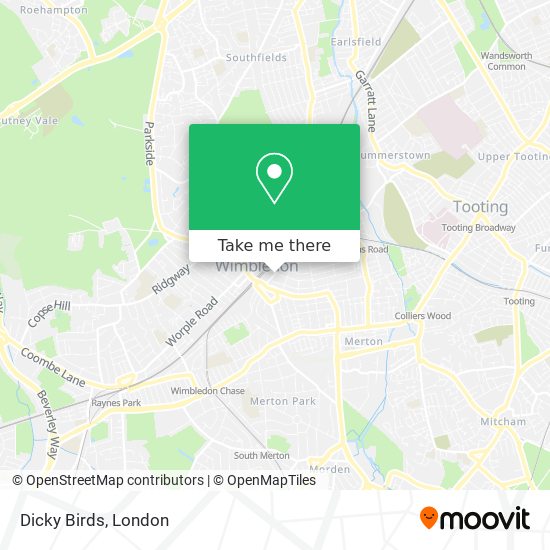 Dicky Birds map