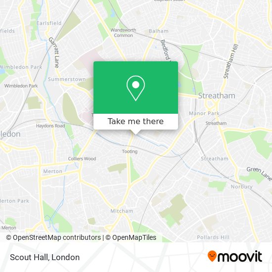 Scout Hall map
