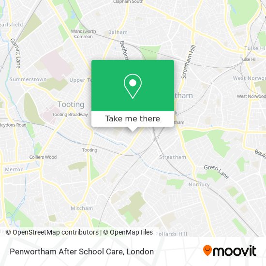 Penwortham After School Care map