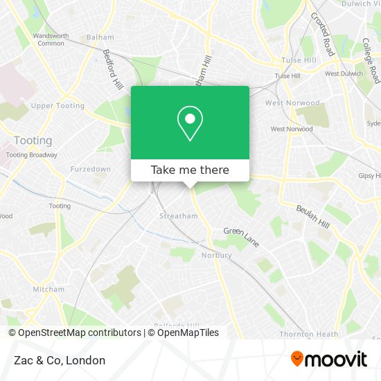 Zac & Co map
