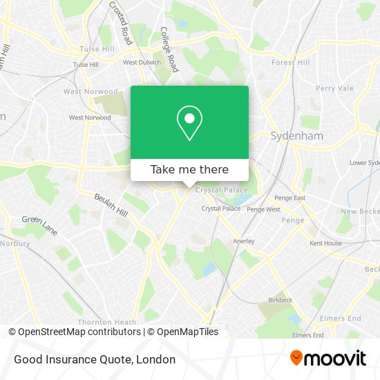 Good Insurance Quote map